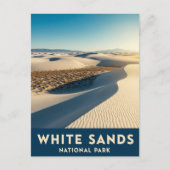 National Park White Sands New Mexico Postkarte (Vorderseite)