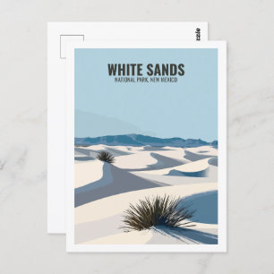 National Park White Sands New Mexico USA Postkarte