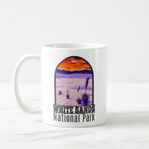 National Park White Sands New Mexico Vintag Kaffeetasse