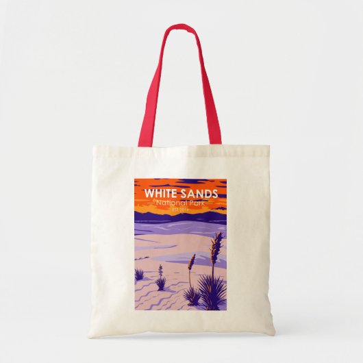 National Park White Sands New Mexico Vintag Tragetasche (Vorne)