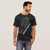 National Parks Boot Print verlasse nur Fußabdrücke T-Shirt (Vorne ganz)