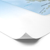 National Parks Map Poster USA (Update 2021) (Ecke)