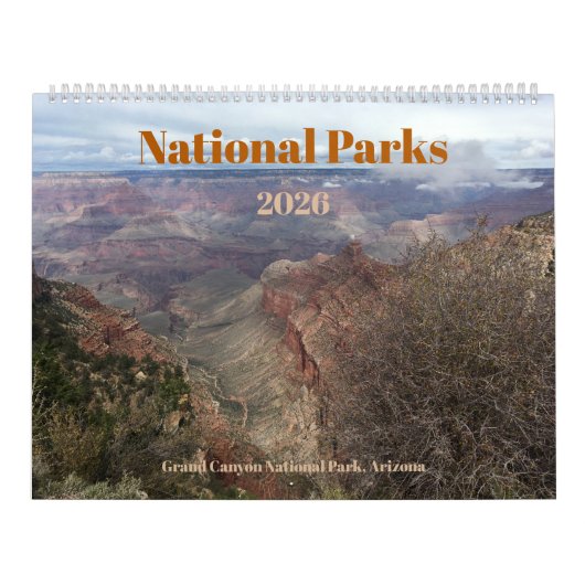 National Parks Photographic 12-Month 2026 Calendar Kalender (Titelbild)