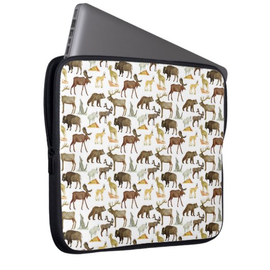 National Parks Wildlife 15" Notebook-Case Laptopschutzhülle (Vorne Rechts)