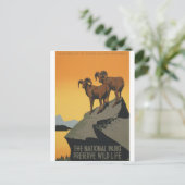 National Parks - Wildlife Preserve Postkarte (Stehend Vorderseite)