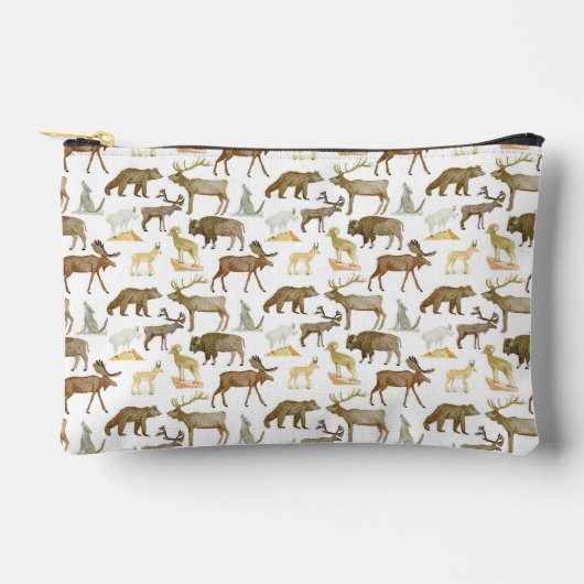 National Parks Wildlife Zipper Pouch Zubehörtasche (Vorderseite)