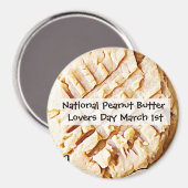 National Peanut Butter Cookie Day März 1. Magnet (Vorderseite/Rückseite)