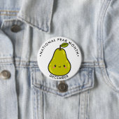 National Pear Month Button (Beispiel)