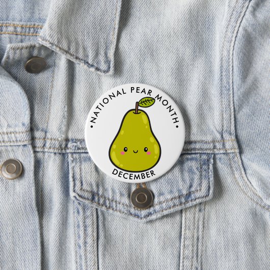 National Pear Month Button (Beispiel)