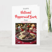 National Peppermint Bark Day | Dec 1st Karte (Vorderseite)