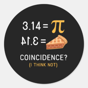 National Pi Day Shirt Mathematiker T Shirt Pie Equ Runder Aufkleber