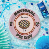 National Pie Day Cherry Pie Pappteller (Party)