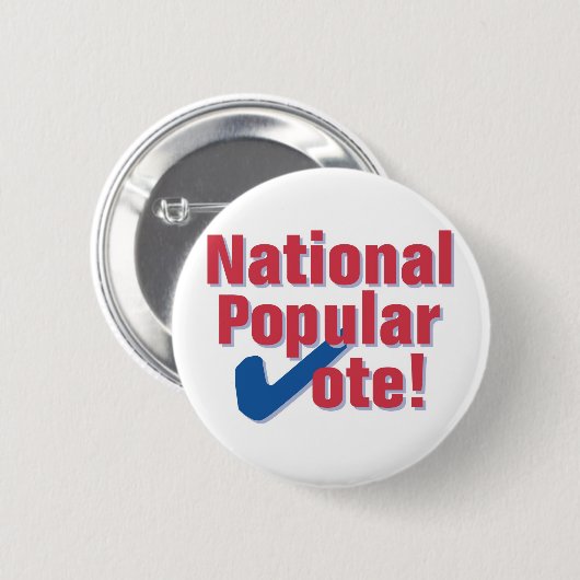 National Popular Vote Classic Button Logo (Vorne & Hinten)
