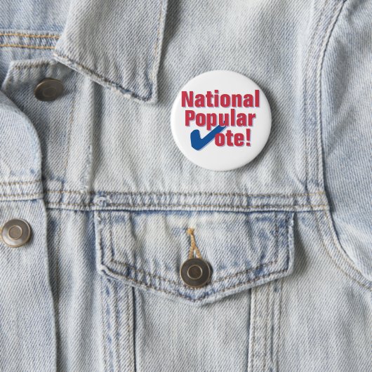 National Popular Vote Classic Button Logo (Beispiel)