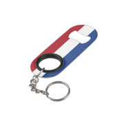 National Pride Patriotic Mini Flaschenöffner (Rückseite Schrägansicht)