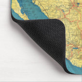 National Railroads of Mexico Map Mousepad (Ecke)