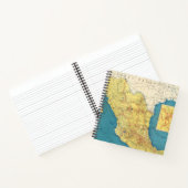 National Railroads of Mexico Map Notizblock (Innenseite)