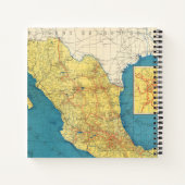 National Railroads of Mexico Map Notizblock (Rückseite)