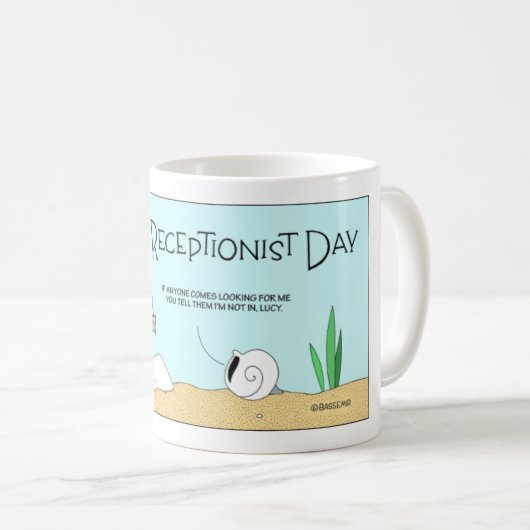 National Receptionist Day Kaffeetasse (VorderseiteRechts)