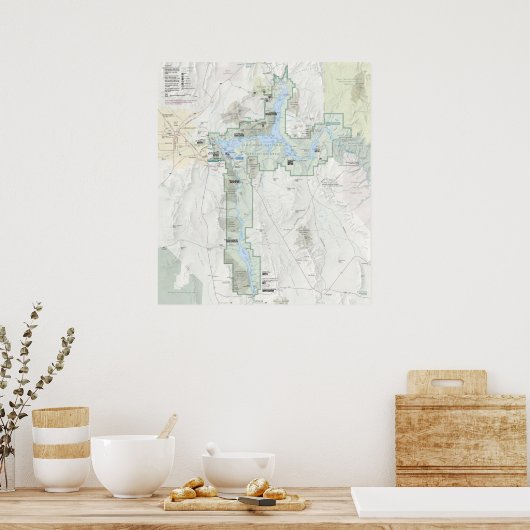 National Recreation Area Lake Mead Poster (Küche)