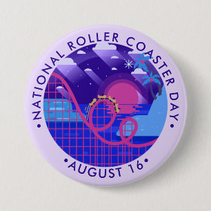 National Roller Untersetzer Day Button