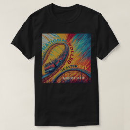 National Roller Untersetzer Day T-Shirt