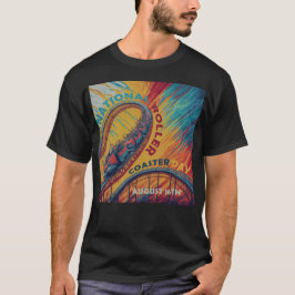 National Roller Untersetzer Day T-Shirt