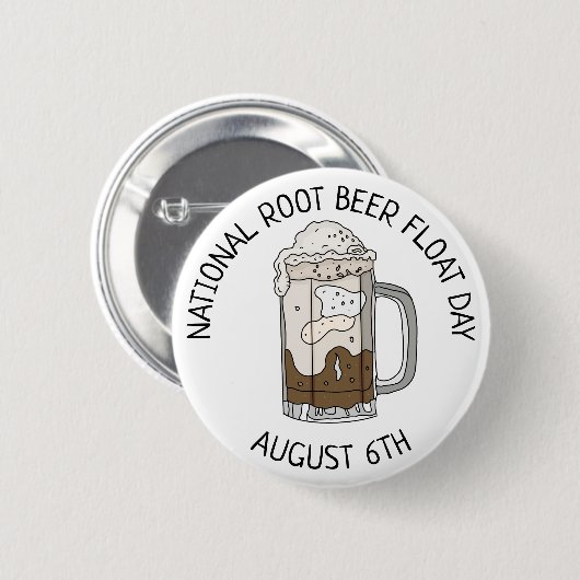 National Root Beat Float Day | August 6. Button (Vorne & Hinten)