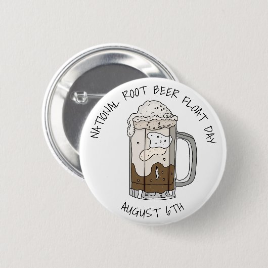 National Root Bierfloat Day Button (Vorne & Hinten)