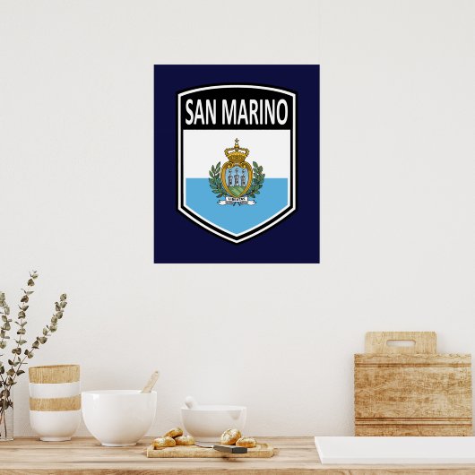 National - San Marino Poster (Küche)