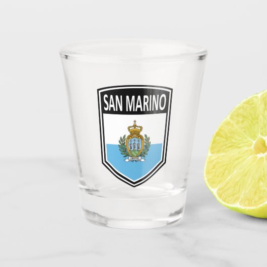 National - San Marino Schnapsglas (Vorderseite)