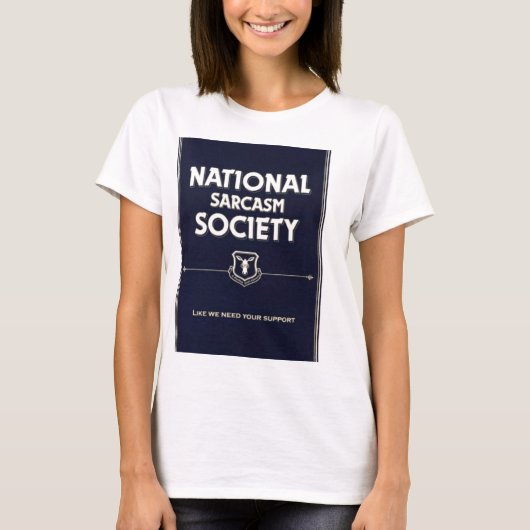 National-Sarkasmus-Gesellschaft T-Shirt (Vorderseite)