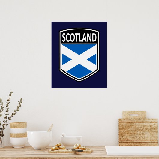 National - Schottland Poster (Küche)