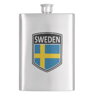 National - Schweden Flachmann