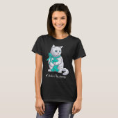 National Scleroderma Awareness Month Teal Ribbon C T-Shirt (Vorne ganz)