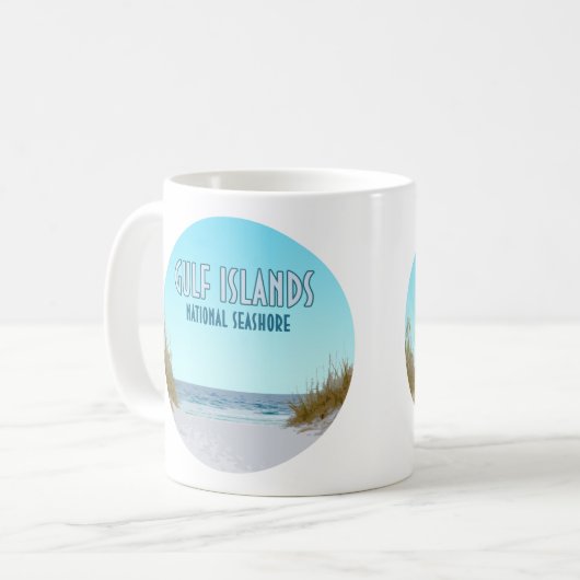 National Seashore Mississippi Florida Kaffeetasse (Vorderseite Links)
