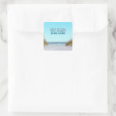 National Seashore Mississippi Florida Quadratischer Aufkleber (Tasche)