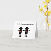 National Siblons Day Brothers Card Karte (Gelbe Blume)