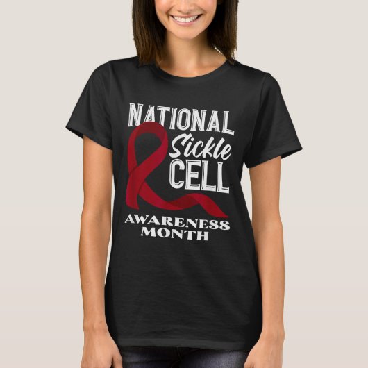 National Sickle Cell Awareness Month T-Shirt (Vorderseite)