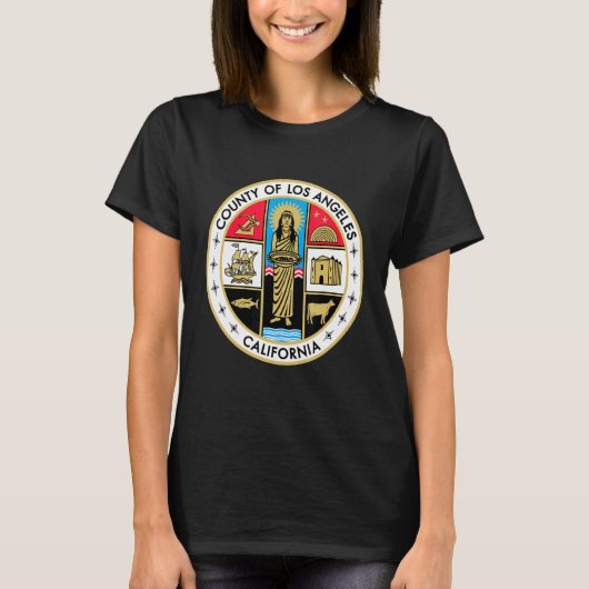 National Siegel Los Angeles Landkreis Kalifornien T-Shirt (Vorderseite)