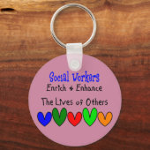 National Social Worker Month. Schlüsselanhänger (Vorderseite)