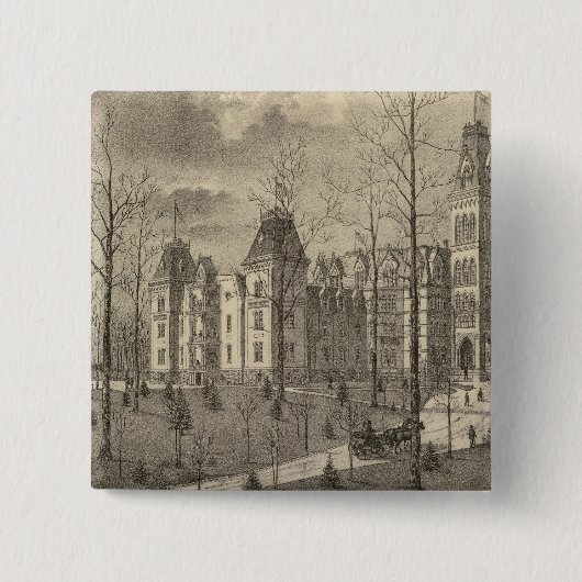 National Soldiers Zuhause, Milwaukee Landkreis Button (Vorderseite)