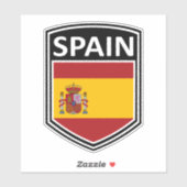 national - Spanien Aufkleber (Blatt)