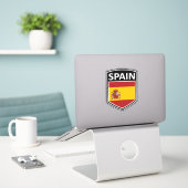 national - Spanien Aufkleber (Laptop auf Schreibtisch)