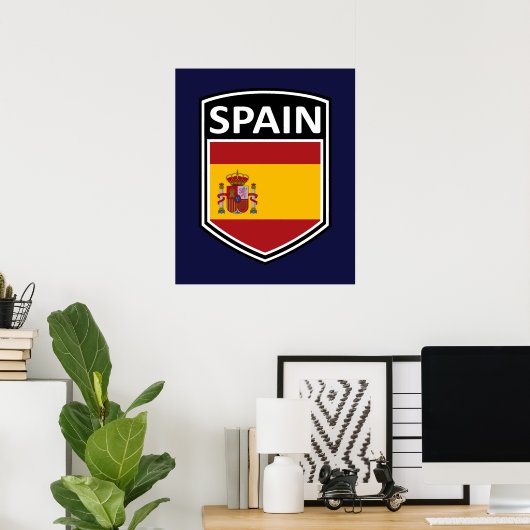 national - Spanien Poster (Heimbüro)