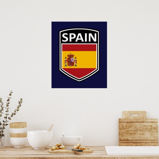 national - Spanien Poster (Küche)