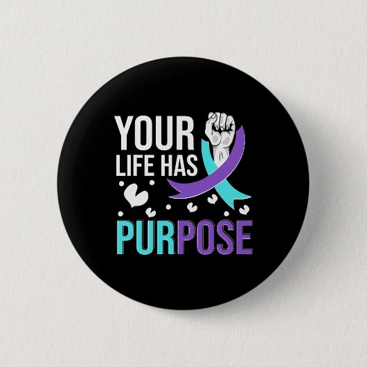 National Suicide Prevention Awareness Month Warrio Button (Vorderseite)