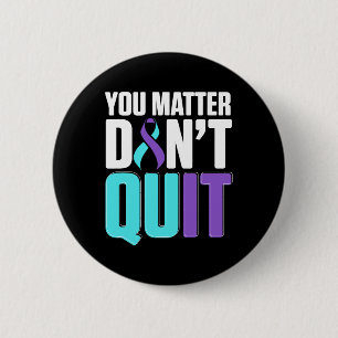 National Suicide Prevention Awareness Month Warrio Button