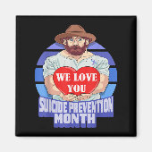 National Suicide Prevention Month Concerned Dad Lo Magnet (Vorne)