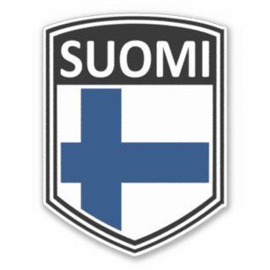 National - Suomi Aufkleber